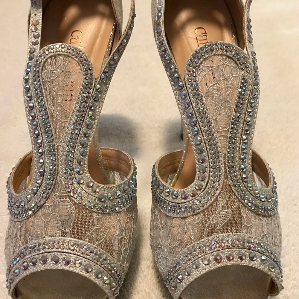 Almost Brand New Sparkling Heels by CATHY JEAN - Box 42